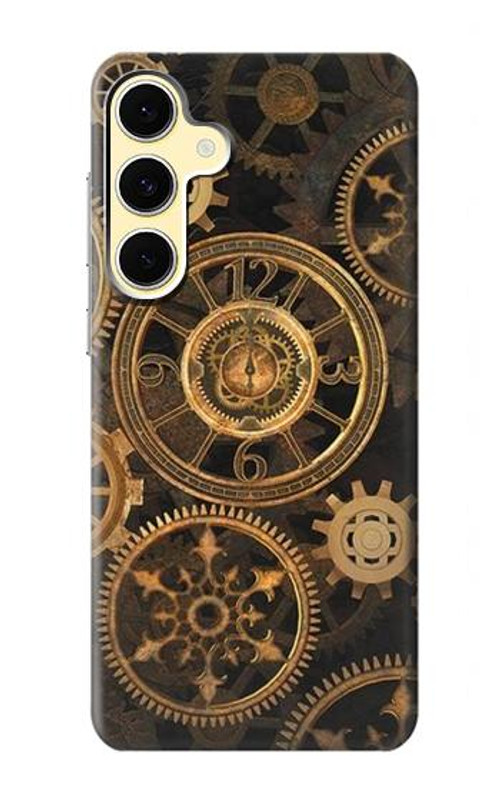 W3442 Clock Gear Case Cover Custodia e Flip Case per Samsung Galaxy S24 FE