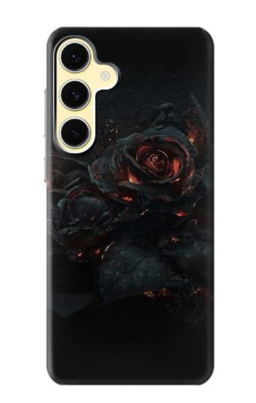 W3672 Burned Rose Case Cover Custodia e Flip Case per Samsung Galaxy S24 FE