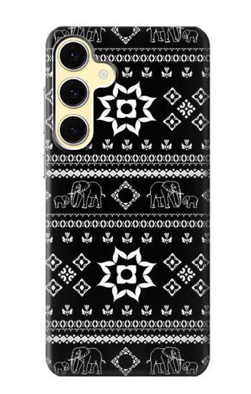 W3932 Elephant Pants Pattern Case Cover Custodia e Flip Case per Samsung Galaxy S24 FE