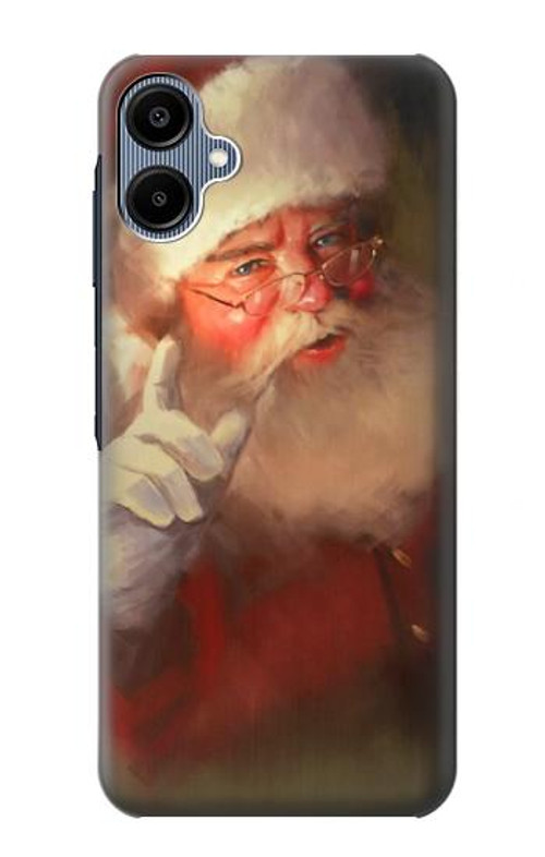 W1144 Xmas Santa Claus Case Cover Custodia e Flip Case per Samsung Galaxy A06