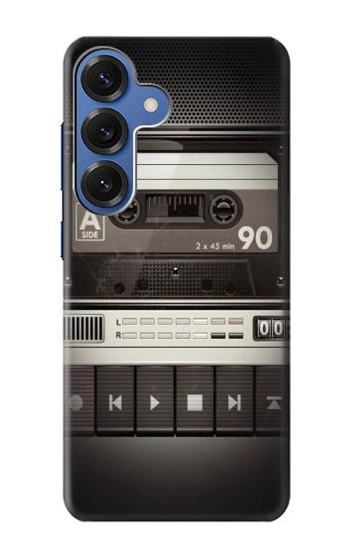 W3501 Vintage Cassette Player Case Cover Custodia e Flip Case per Samsung Galaxy S25