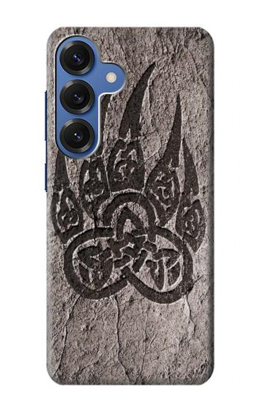 W3832 Viking Norse Bear Paw Berserkers Rock Case Cover Custodia e Flip Case per Samsung Galaxy S25