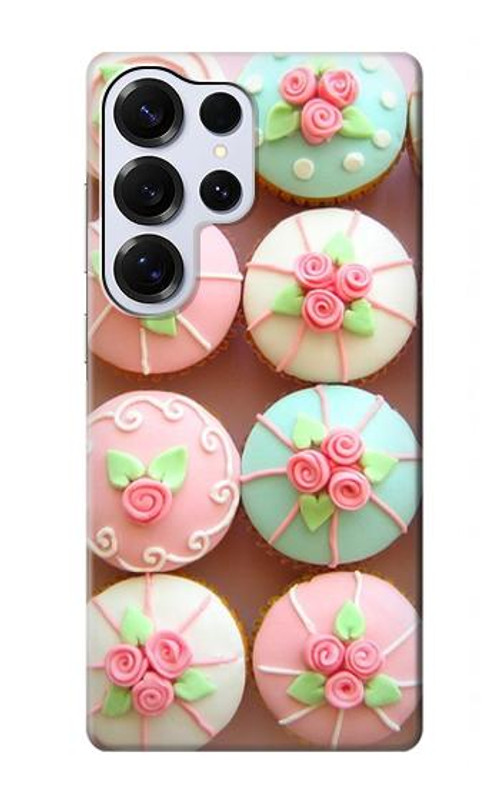 W1718 Yummy Cupcakes Case Cover Custodia e Flip Case per Samsung Galaxy S25 Ultra