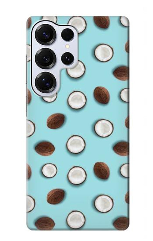 W3860 Coconut Dot Pattern Case Cover Custodia e Flip Case per Samsung Galaxy S25 Ultra