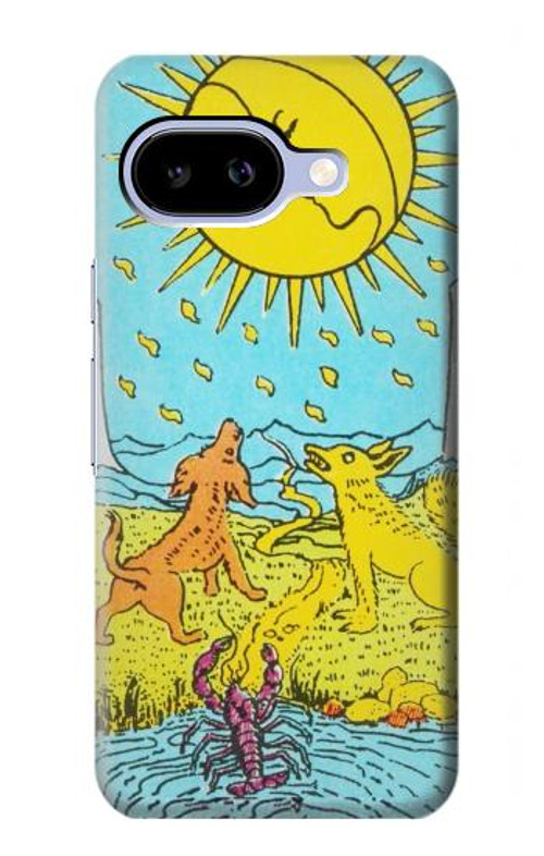W3435 Tarot Card Moon Case Cover Custodia e Flip Case per Google Pixel 9a