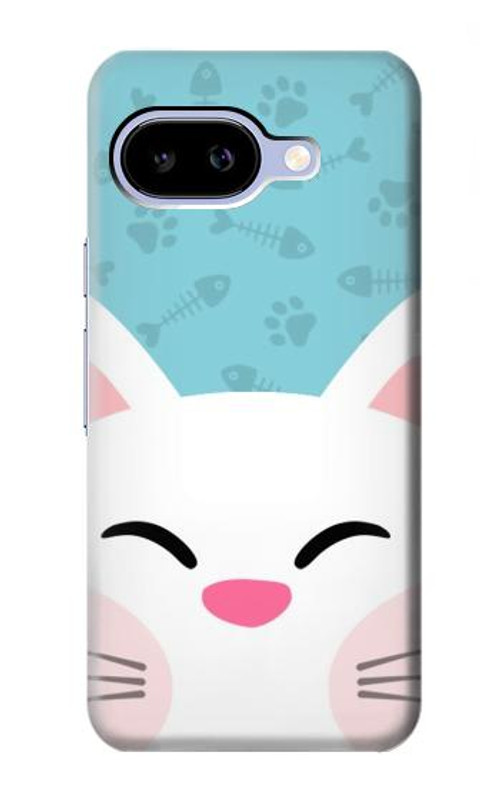 W3542 Cute Cat Cartoon Case Cover Custodia e Flip Case per Google Pixel 9a