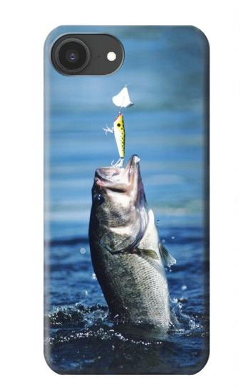 W1594 Bass Fishing Case Cover Custodia e Flip Case per iPhone 16e