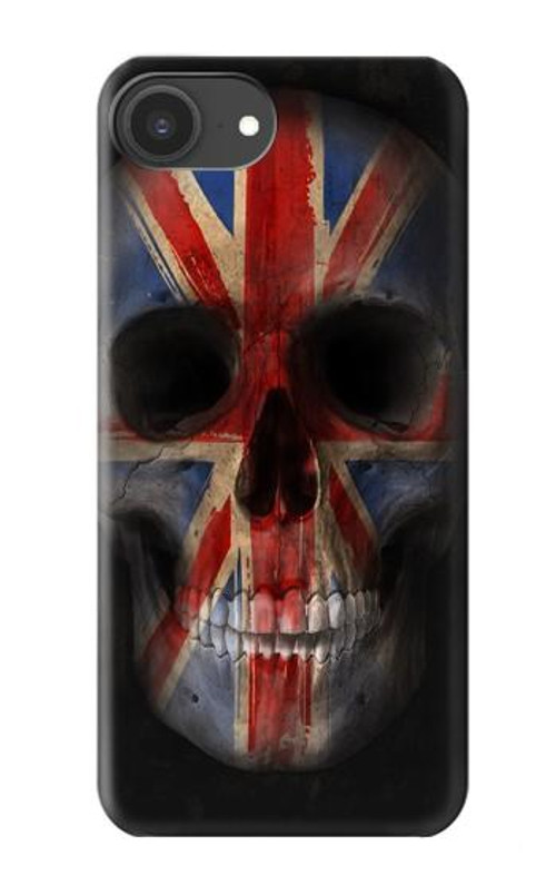 W3848 United Kingdom Flag Skull Case Cover Custodia e Flip Case per iPhone 16e