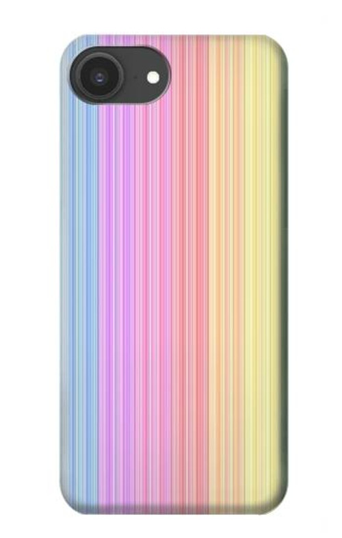 W3849 Colorful Vertical Colors Case Cover Custodia e Flip Case per iPhone 16e