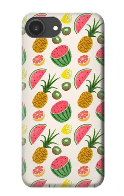 W3883 Fruit Pattern Case Cover Custodia e Flip Case per iPhone 16e