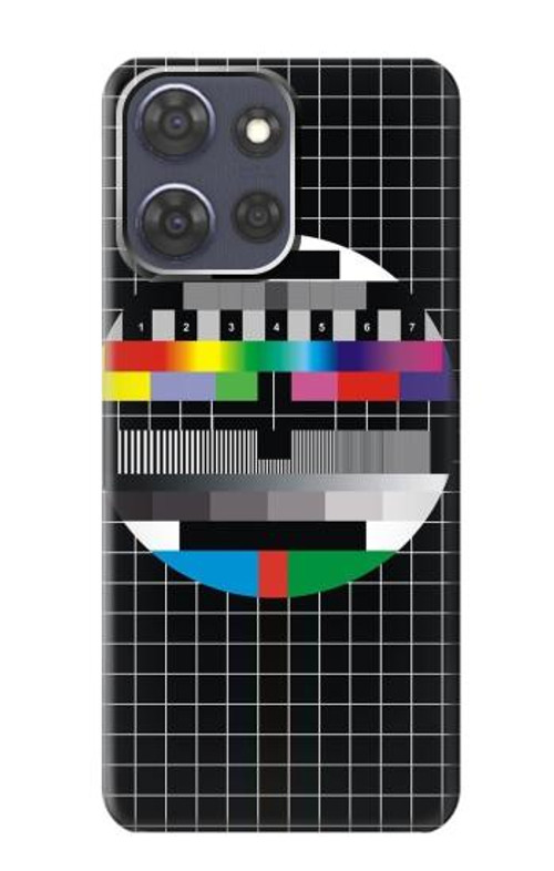 W1501 No Signal Television Case Cover Custodia e Flip Case per Motorola Moto G Power (2025)