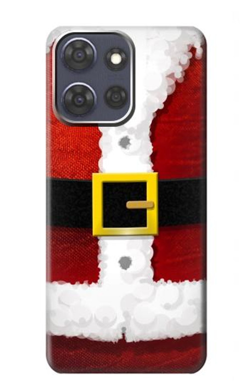 W2846 Christmas Santa Red Suit Case Cover Custodia e Flip Case per Motorola Moto G Power (2025)