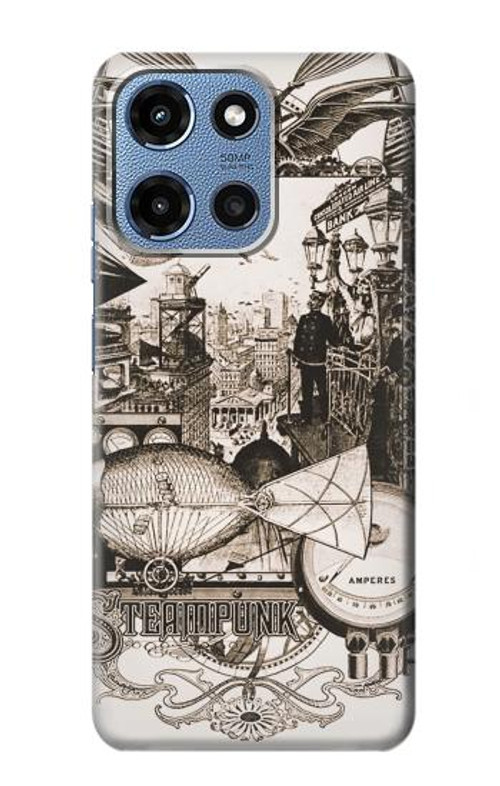 W1681 Steampunk Drawing Case Cover Custodia e Flip Case per Motorola Moto G 5G (2025) W1681 Steampunk Drawing Case Cover Custodia e Flip Case per Motorola Moto G 5G (2025)