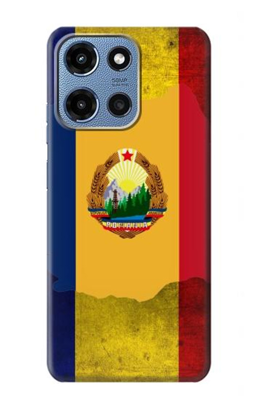 W3021 Romania Flag Case Cover Custodia e Flip Case per Motorola Moto G 5G (2025) W3021 Romania Flag Case Cover Custodia e Flip Case per Motorola Moto G 5G (2025)