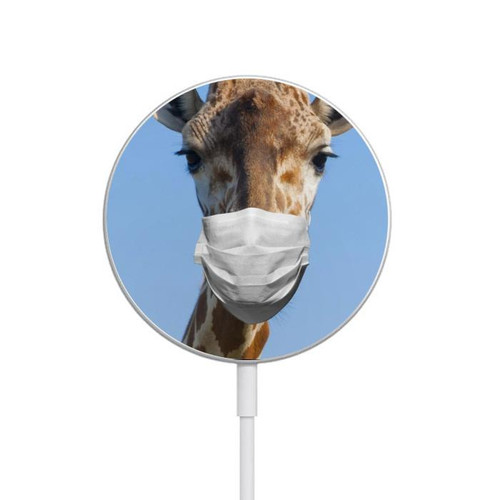 W3806 Funny Giraffe Caricabatterie wireless magnetico con MagSafe 15W per iPhone 16 15 14 13 12