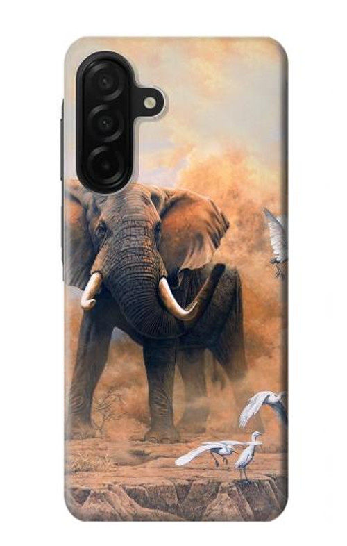 W1292 Dusty Elephant Egrets Case Cover Custodia e Flip Case per Samsung Galaxy A26