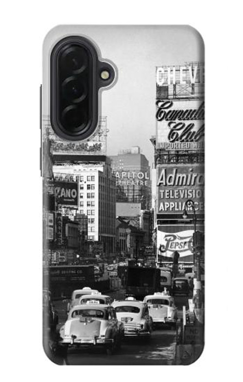 W0182 Old New York Vintage Case Cover Custodia e Flip Case per Samsung Galaxy A36