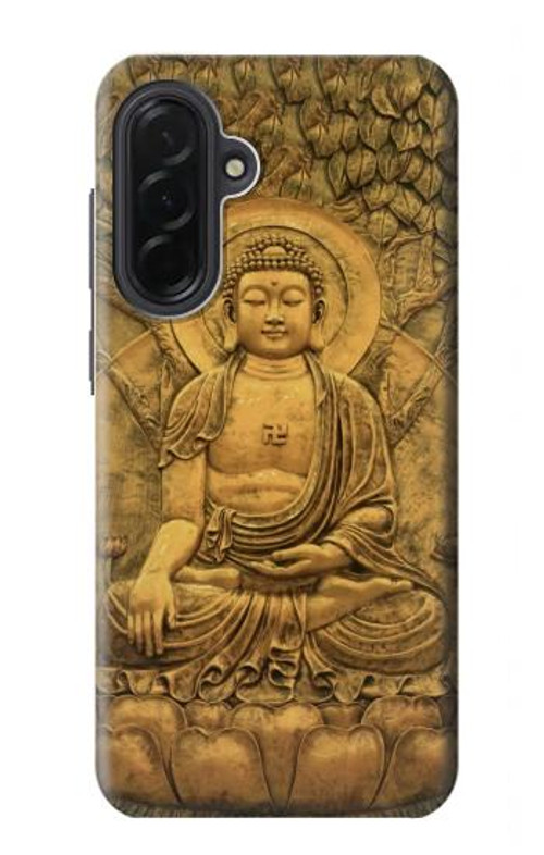 W2452 Buddha Bas Relief Art Graphic Printed Case Cover Custodia e Flip Case per Samsung Galaxy A36