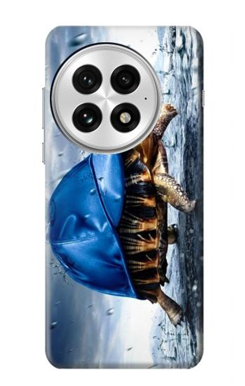 W0084 Turtle in the Rain Case Cover Custodia e Flip Case per OnePlus 13