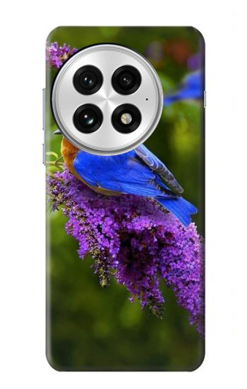 W1565 Bluebird of Happiness Blue Bird Case Cover Custodia e Flip Case per OnePlus 13