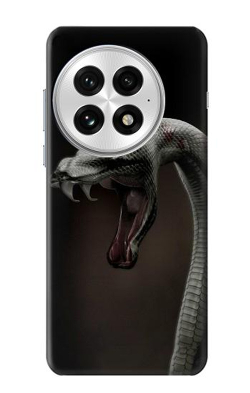 W1597 Black Mamba Snake Case Cover Custodia e Flip Case per OnePlus 13