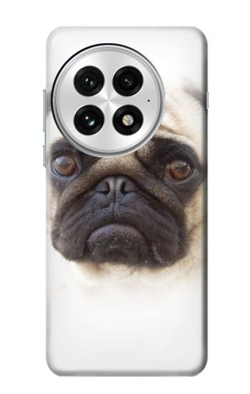 W1852 Pug Dog Case Cover Custodia e Flip Case per OnePlus 13