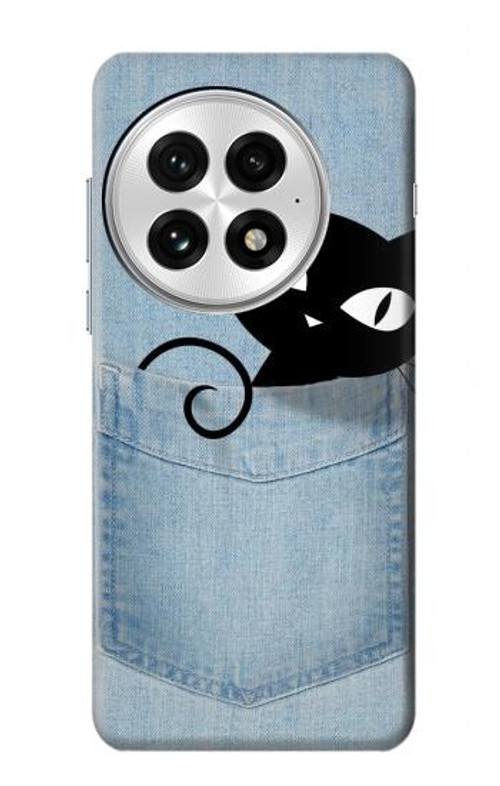 W2641 Pocket Black Cat Case Cover Custodia e Flip Case per OnePlus 13 W2641 Pocket Black Cat Case Cover Custodia e Flip Case per OnePlus 13