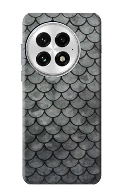 W2950 Silver Fish Scale Case Cover Custodia e Flip Case per OnePlus 13 W2950 Silver Fish Scale Case Cover Custodia e Flip Case per OnePlus 13