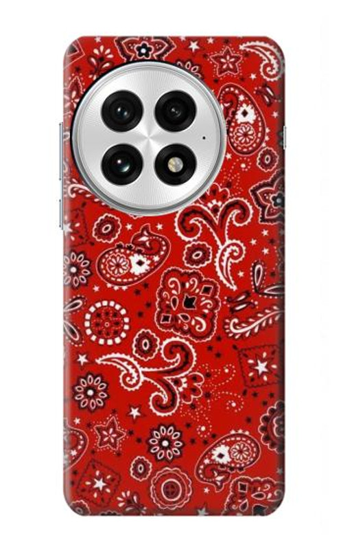 W3354 Red Classic Bandana Case Cover Custodia e Flip Case per OnePlus 13 W3354 Red Classic Bandana Case Cover Custodia e Flip Case per OnePlus 13