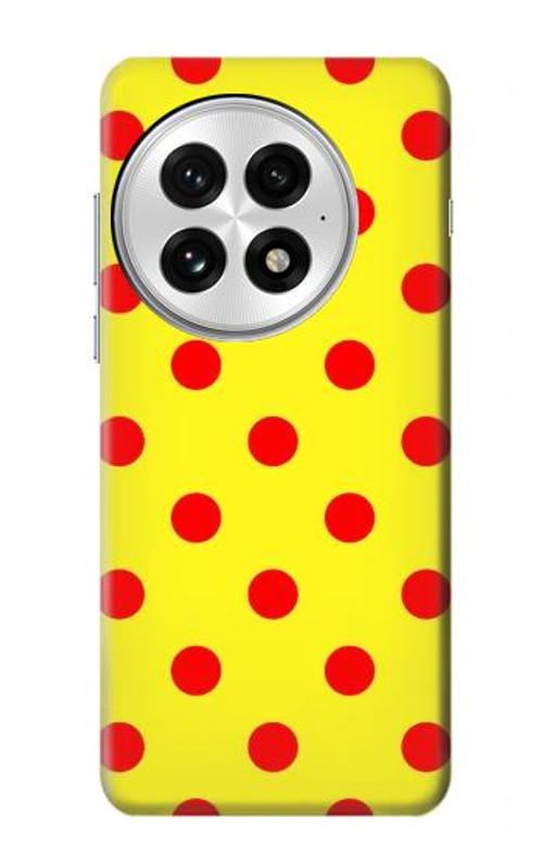 W3526 Red Spot Polka Dot Case Cover Custodia e Flip Case per OnePlus 13