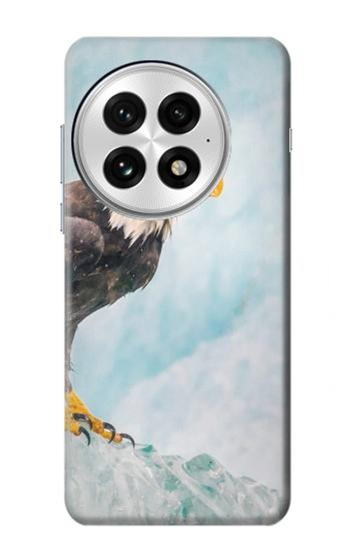 W3843 Bald Eagle On Ice Case Cover Custodia e Flip Case per OnePlus 13