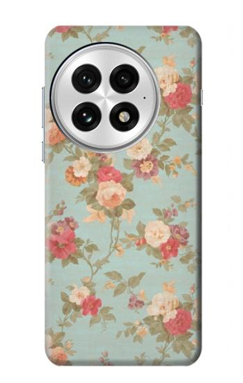 W3910 Vintage Rose Case Cover Custodia e Flip Case per OnePlus 13