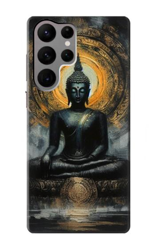 W3968 Black Buddha Case Cover Custodia e Flip Case per Samsung Galaxy S23 Ultra