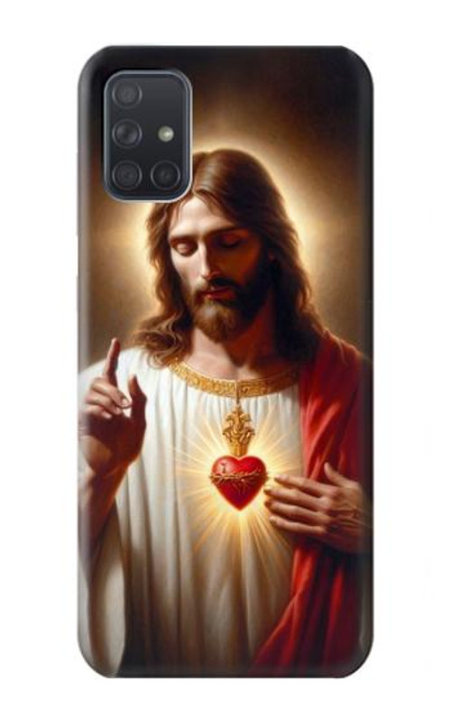 W3997 Jesus Christ Case Cover Custodia e Flip Case per Samsung Galaxy A71