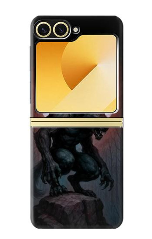 W4024 Werewolf Blood Moon Case Cover Custodia e Flip Case per Samsung Galaxy Z Flip 6