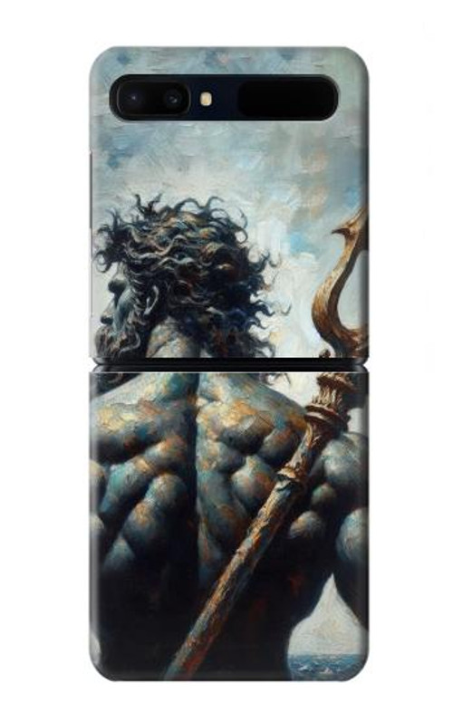 W4010 Poseidon Trident God of The Sea Case Cover Custodia e Flip Case per Samsung Galaxy Z Flip 5G