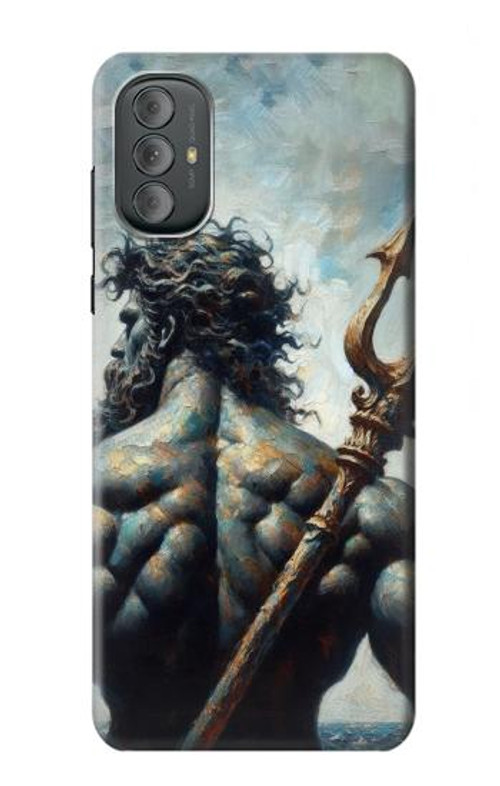 W4010 Poseidon Trident God of The Sea Case Cover Custodia e Flip Case per Motorola Moto G Power 2022, G Play 2023
