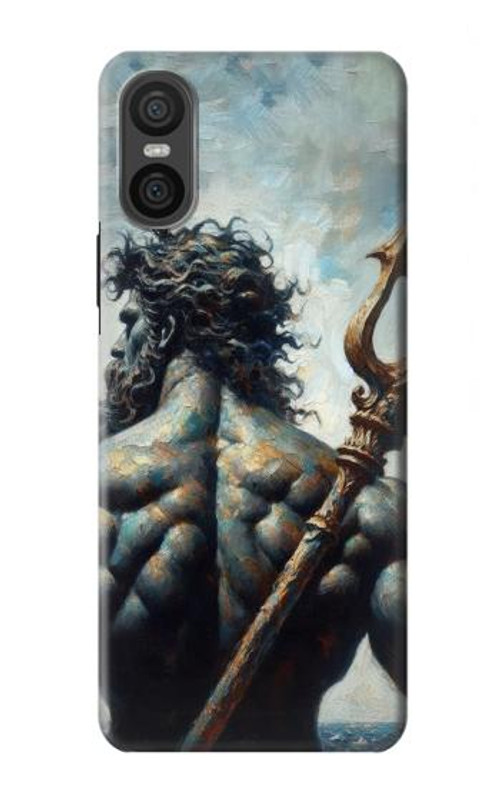 W4010 Poseidon Trident God of The Sea Case Cover Custodia e Flip Case per Sony Xperia 10 VI