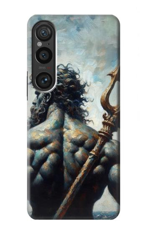 W4010 Poseidon Trident God of The Sea Case Cover Custodia e Flip Case per Sony Xperia 1 VI