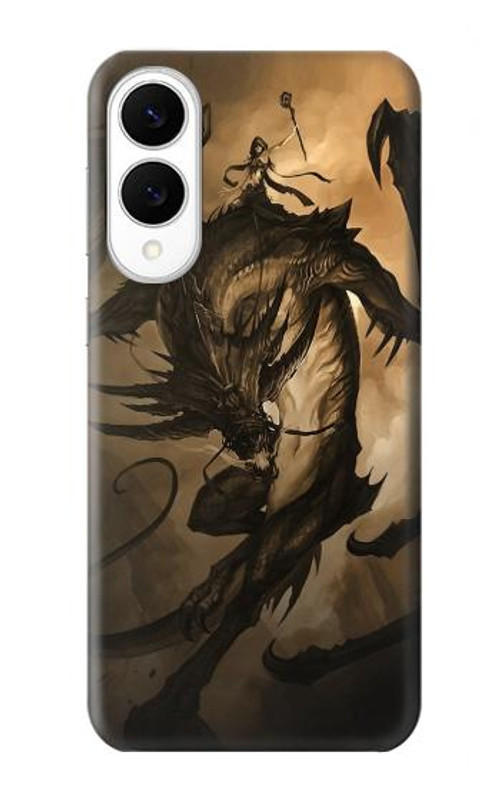 W0388 Dragon Rider Case Cover Custodia e Flip Case per Samsung Galaxy S25 Edge
