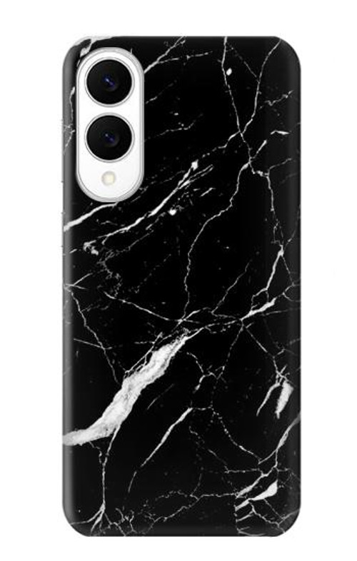 W2895 Black Marble Graphic Printed Case Cover Custodia e Flip Case per Samsung Galaxy S25 Edge