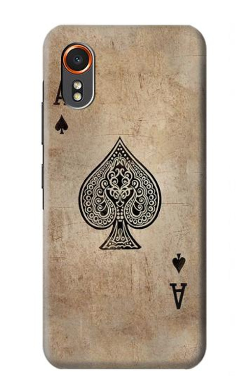 W2928 Vintage Spades Ace Card Case Cover Custodia e Flip Case per Samsung Galaxy XCover7