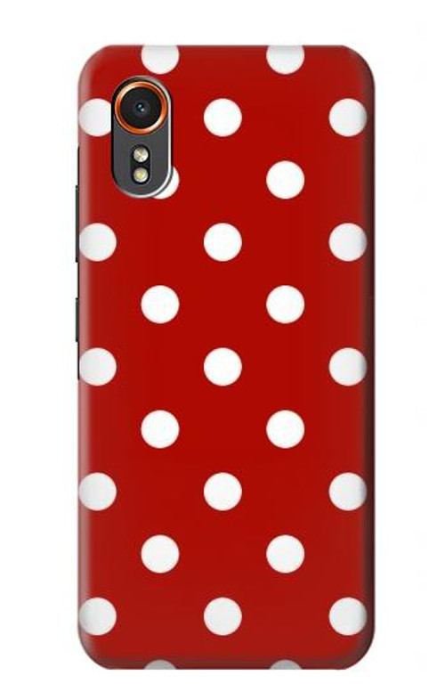W2951 Red Polka Dots Case Cover Custodia e Flip Case per Samsung Galaxy XCover7