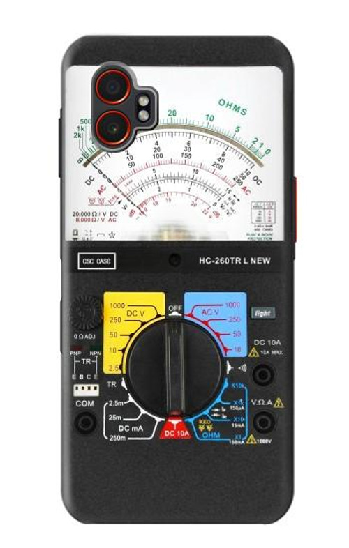 W2660 Analog Multimeter Graphic Printed Case Cover Custodia e Flip Case per Samsung Galaxy XCover7 Pro
