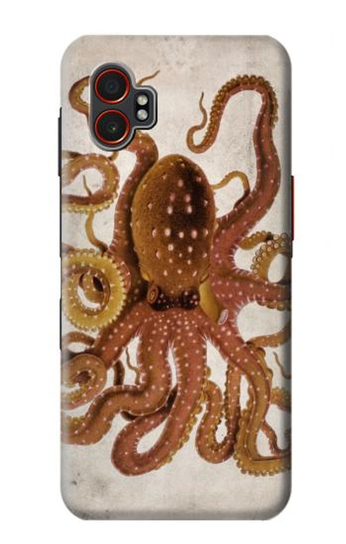 W2801 Vintage Octopus Case Cover Custodia e Flip Case per Samsung Galaxy XCover7 Pro