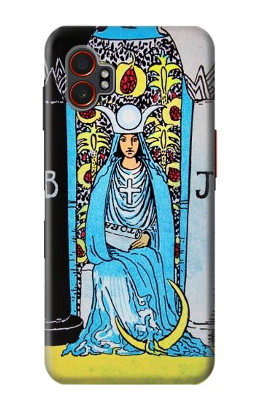 W2837 The High Priestess Vintage Tarot Card Case Cover Custodia e Flip Case per Samsung Galaxy XCover7 Pro