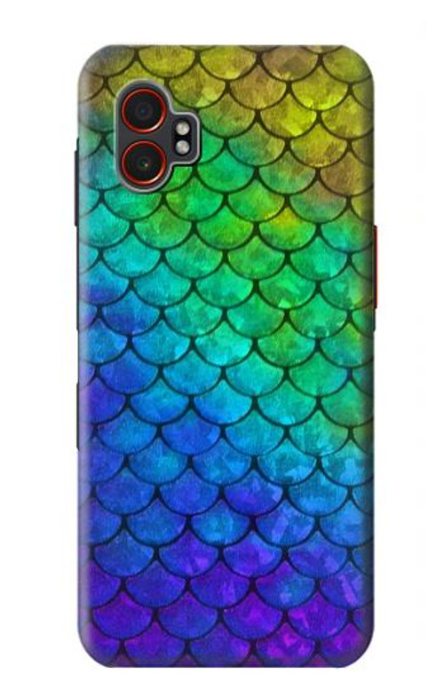 W2930 Mermaid Fish Scale Case Cover Custodia e Flip Case per Samsung Galaxy XCover7 Pro