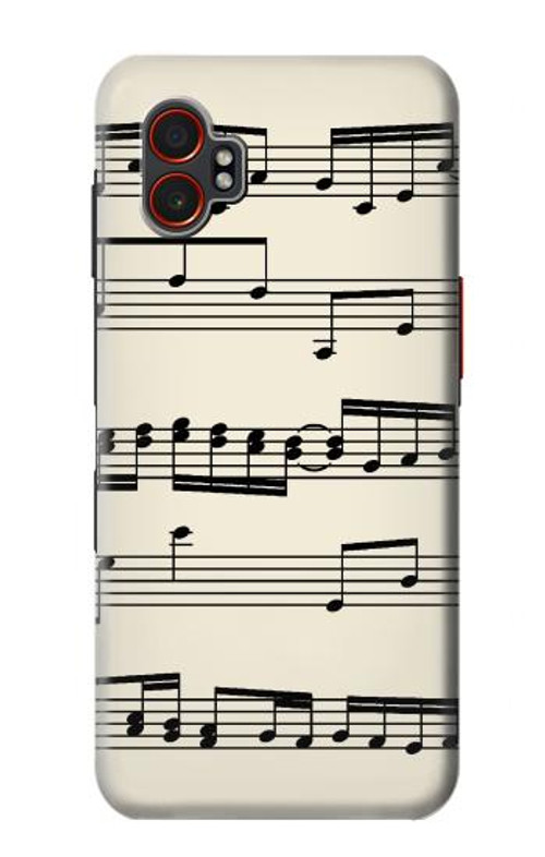 W3082 Music Sheet Case Cover Custodia e Flip Case per Samsung Galaxy XCover7 Pro