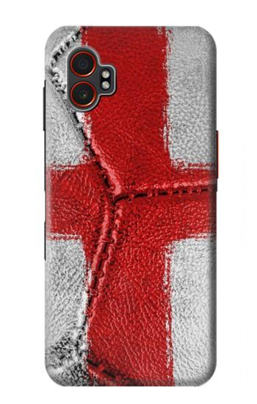 W3316 England Flag Vintage Football Graphic Case Cover Custodia e Flip Case per Samsung Galaxy XCover7 Pro