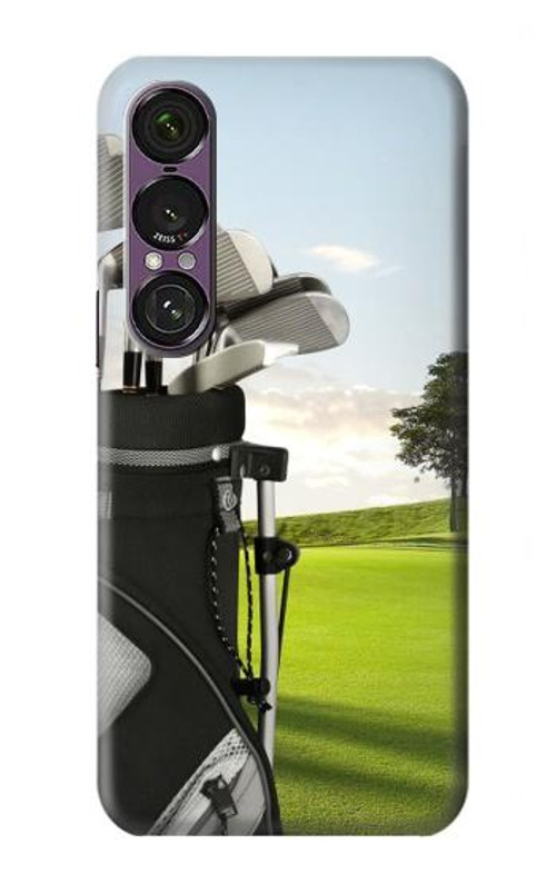 W0067 Golf Case Cover Custodia e Flip Case per Sony Xperia 1 VII